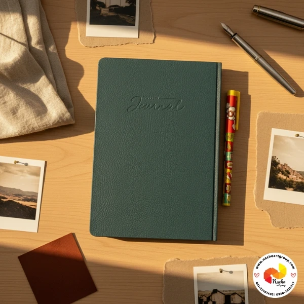 دفتر برنامه ریزی بولت ژورنال چرمی سبز