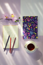 سررسید سیمی رقعی گلگلی برگی