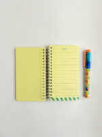 دفترچه to do list آبی زرد صفحات