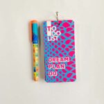 دفتر to do list حلقه ای سرخابی فیروزه