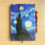 دفتر خط دار رقعی شب پرستاره