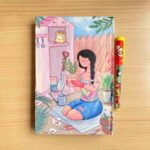 دفتر خط دار رقعی گلکار