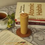 شمع موم عسلی 22
