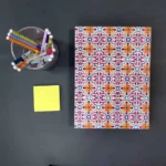 دفتر کلاسوری کاشی زرد