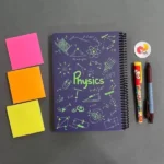 دفتر خط دار فیزیک کبود سبز