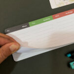 دفتر برنامه ریزی رومیزی هفتگی سفید 7