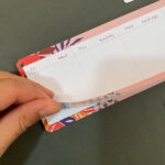 دفتر برنامه ریزی رومیزی هفتگی گل صورتی 7