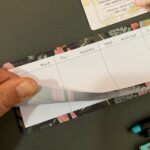 دفتر برنامه ریزی رومیزی هفتگی گل مشکی 7