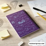 دفتر خط دار ریاضی ویولت